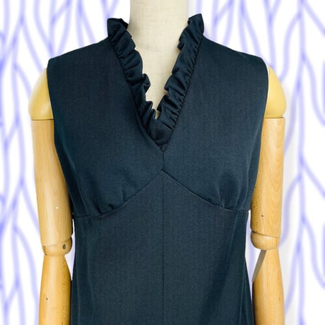 70’s Black Wide Leg Jumpsuit