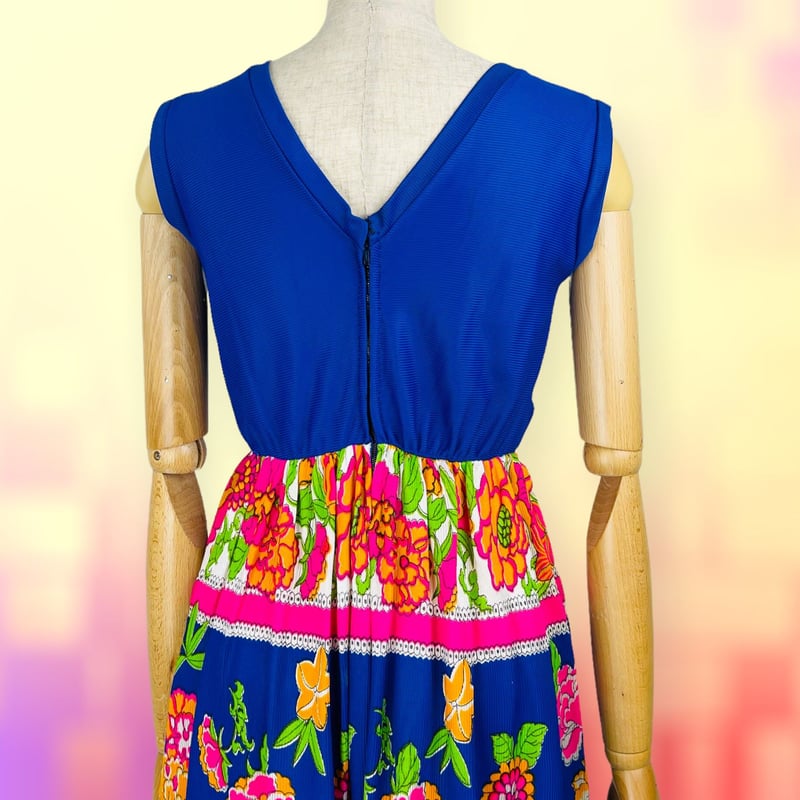 ワンピース Flower vintage dress セール】VINTAGE FLOWER SATIN ONEPIECE（ワンピース）｜CLANE