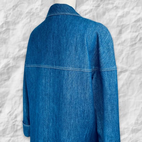 50's Denim Button Up Shirt Dress
