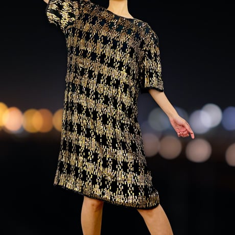 80’s Sequin Party Shift Dress