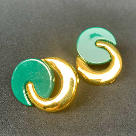 80’s Interlocking Circle Earrings