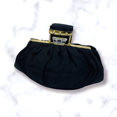 50’s Black Top Handle Bag