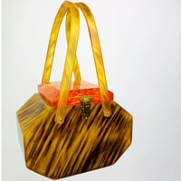 50’s Butterscotch Lucite Bag