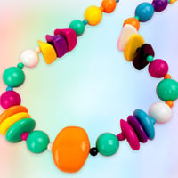 50's Bakelite CandyColors Necklace