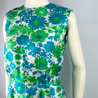 50’s Green Flower Dress