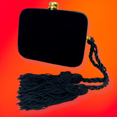 Black Velvet Purse