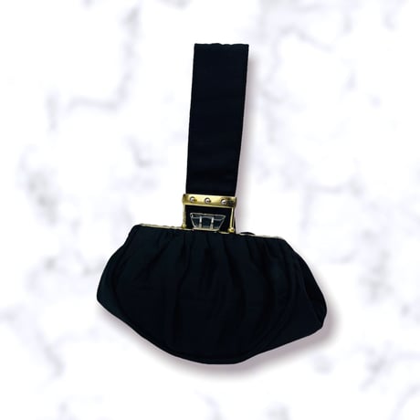 50’s Black Top Handle Bag