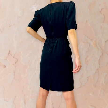60’s Union Made Black and White Midi Dress