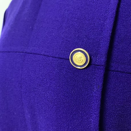 Purple Wool Shift Dress