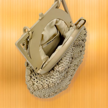 60’s Bamboo Rafia Italian Handbag