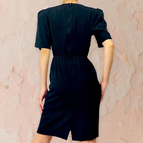 60’s Union Made Black and White Midi Dress
