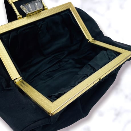 50’s Black Top Handle Bag