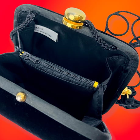 Black Velvet Purse