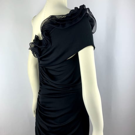 Catherine Malandrino Silk One Shoulder Dress