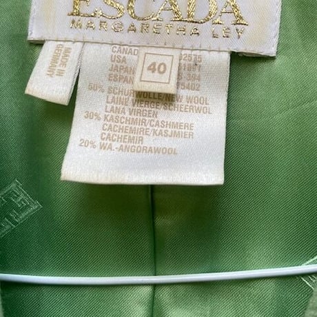 Mint Green Cashmere Jacket
