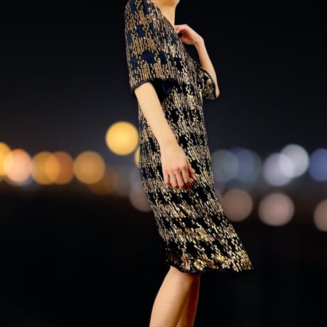 80’s Sequin Party Shift Dress