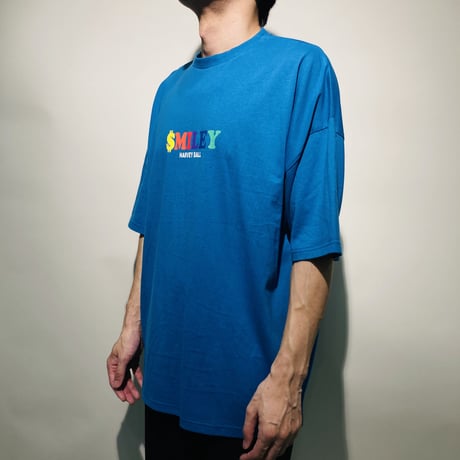カラーフォントスマイルBIG TEE(ブルー)