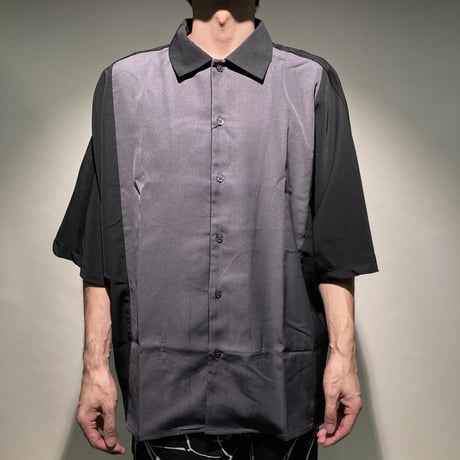 ドルマンスリーブオープンカラーシャツ