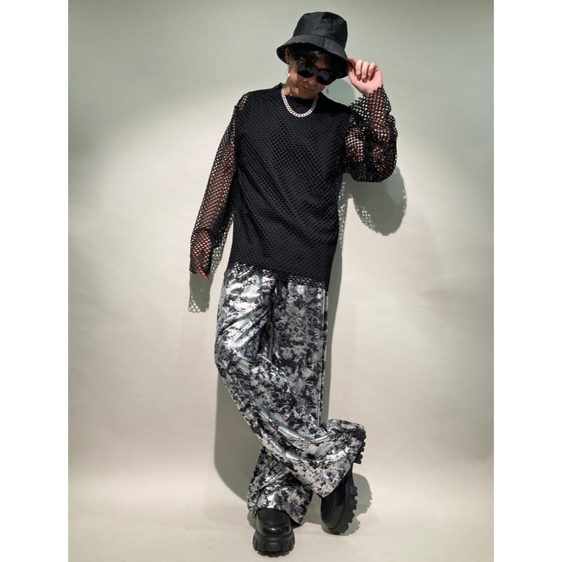 バンダナ柄リバーシブルバケットハット(ブラック) | HOS NOW