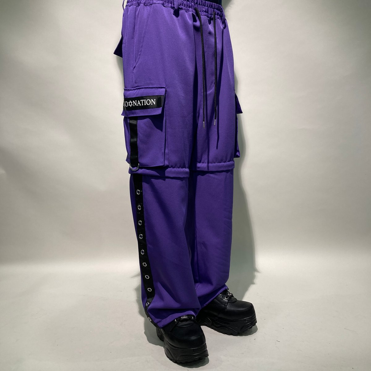 ヒステリックグラマーSOUND EXPERIENCE カーゴパンツ 紫 パープル HYSTERIC GLAMOUR（ヒステリックグラマー）の「SOUND EXPERIENCE