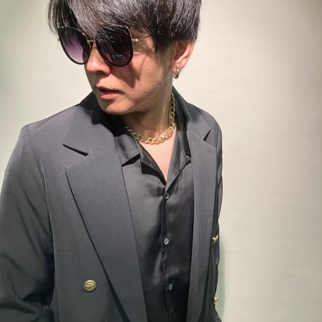マットサテンシャツ(ブラック)