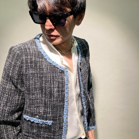 バンドカラーシャツ(ホワイト)