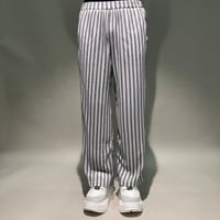 ストライプメッシュイージーパンツ