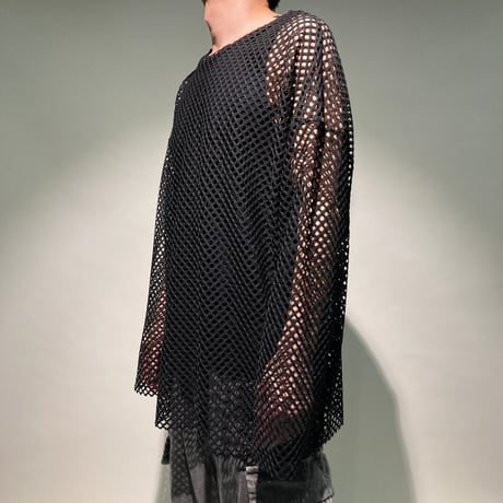 NEWメッシュTEE L/S(ブラック)