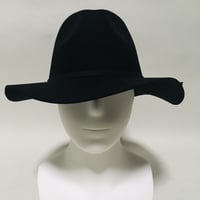ワイドブリムハット(ブラック)
