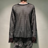 メッシュL/S TEE(ブラック)