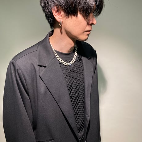 メッシュL/S TEE(ブラック)