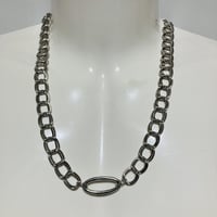 CAロングネックレス(シルバー)