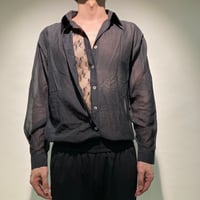 レイヤーデザインシアーシャツ