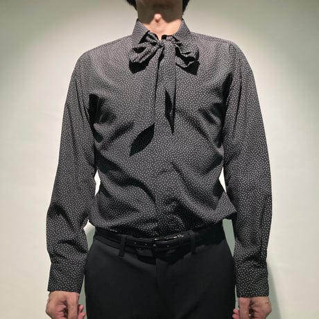 3wayオーバーシャツ(ランダムドットブラック)