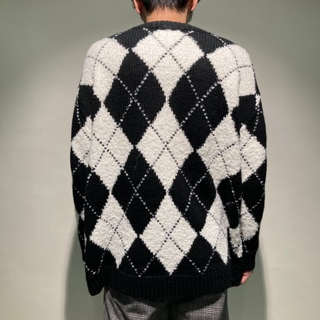 ビッグアーガイルVニット
