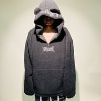 ネコミミボアブルゾンパーカー