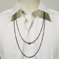 3wayロングネックレス(シルバー)