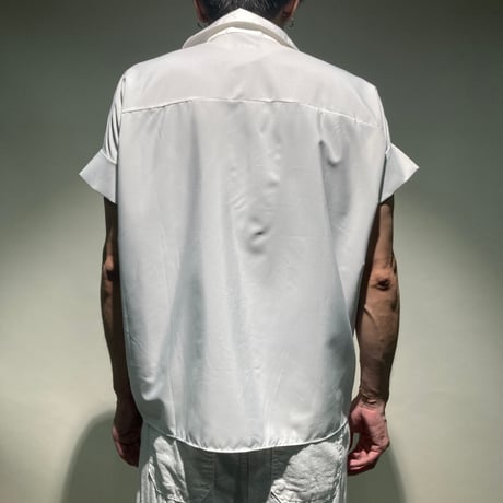 オープンカラープルオーバーシャツS/S