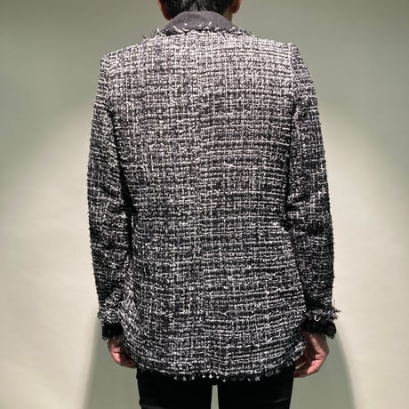 ツイード×デニムコンビジャケット