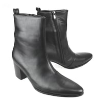 ロングシャフトポインテッドノーズヒールブーツ
