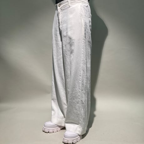 リネンワイドパンツ