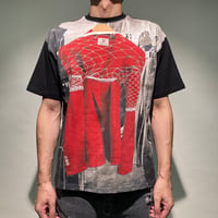 ジャケプリントクルーネックTEE S/S