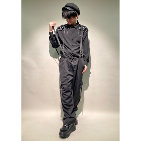 【在庫問い合わせ商品】厚底スニーカー(ブラック)
