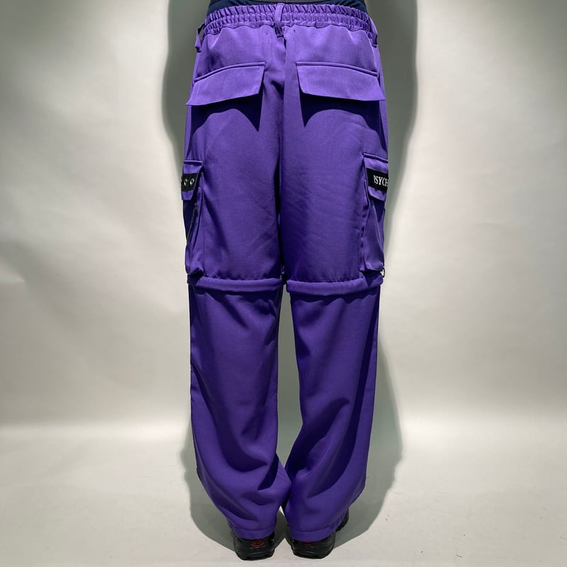 DUALISM 紫 カーゴパンツ DUALISM/DLSM(デュアリズム) カーゴパンツ WARP LOGO 2WAY CARGO