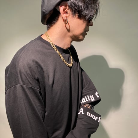 メッシュL/S TEE(ブラック)