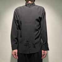 タックスタンドシャツL/S(ブラック)