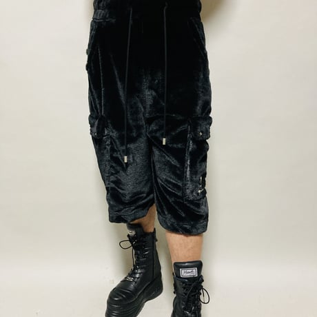 ファーポケットショーツ