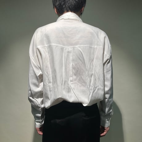 リボン付オーバーシャツ