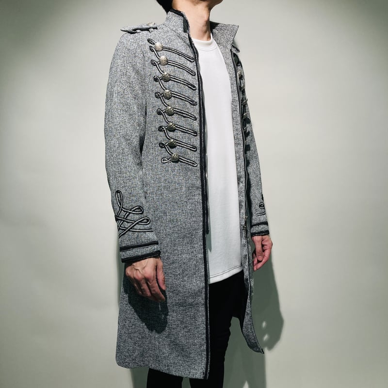 ナポレオンロングジャケット(グレー) | HOS NOW