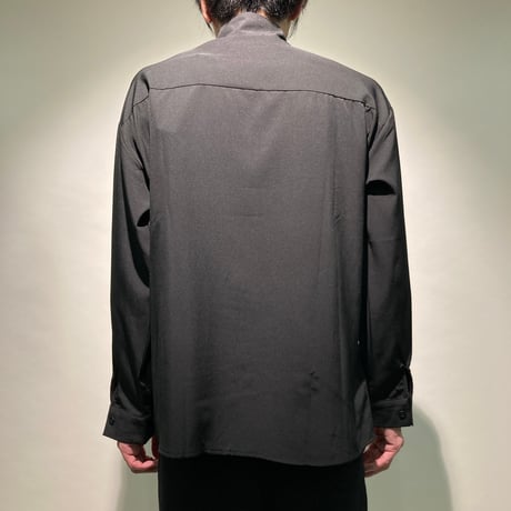 タックスタンドシャツL/S(ブラック)